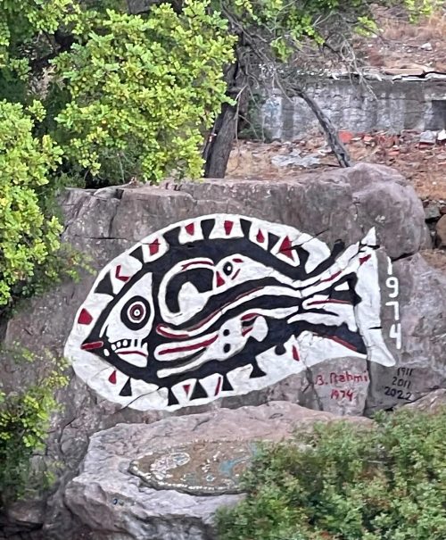 Bedri Rahmi Bay — the fish painted in 1974